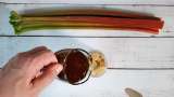 Rhubarb macerate with honey and ginger - Preparation step 5