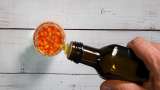 Sea buckthorn oil obtained by transfer - Preparation step 3
