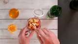 Rosehip Liqueur/Tincture with ginger, orange peel and honey - Preparation step 4