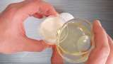 Eye concealer remedy with milk and white egg - Preparation step 2