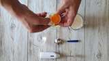 Egg yolk for sore throat - Preparation step 1