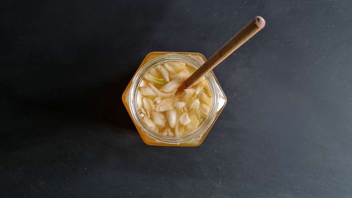 Macerate of garlic, honey and apple vinegar, photo 7