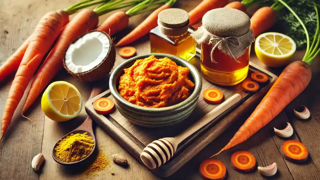 Baked Carrot Paste - Natural Remedy for Sweet Pimples and Healthy Skin