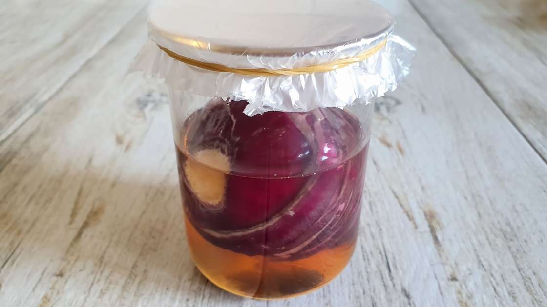 Macerated onion with honey, photo 6