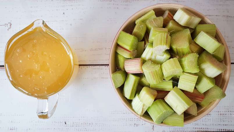 Rhubarb macerate with honey, photo 4