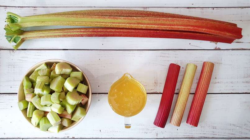 Rhubarb macerate with honey, photo 5