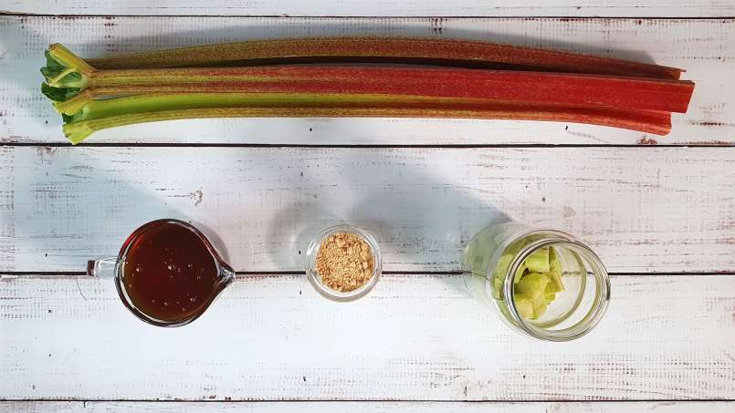Rhubarb macerate with honey and ginger, photo 2