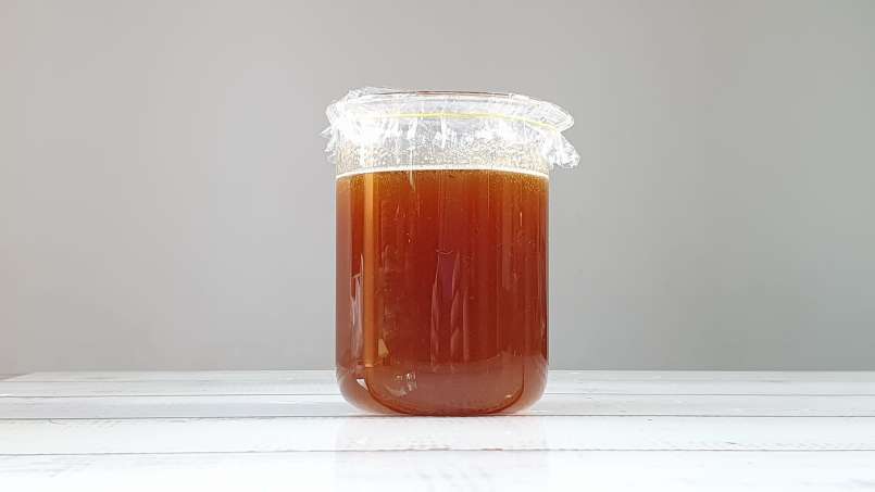 Rhubarb macerate with honey and ginger, photo 8