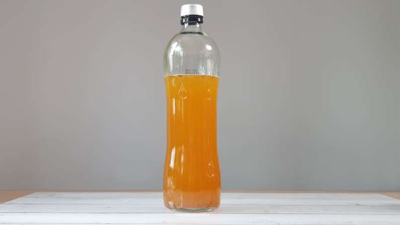 Rhubarb macerate with honey, green tea, mint and various spices, photo 11
