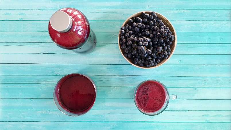 Aronia syrup with ginger and honey, photo 6