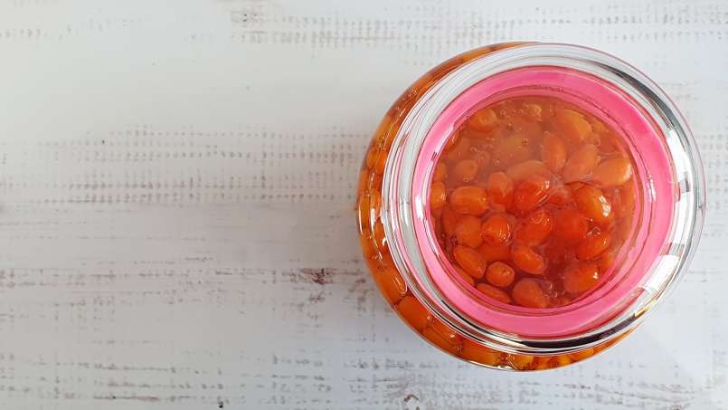 Macerate of sea buckthorn in honey, photo 6