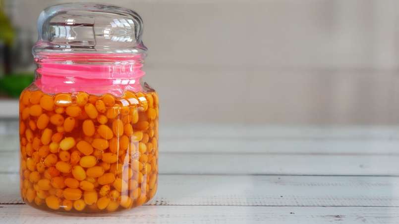 Macerate of sea buckthorn in honey, photo 8