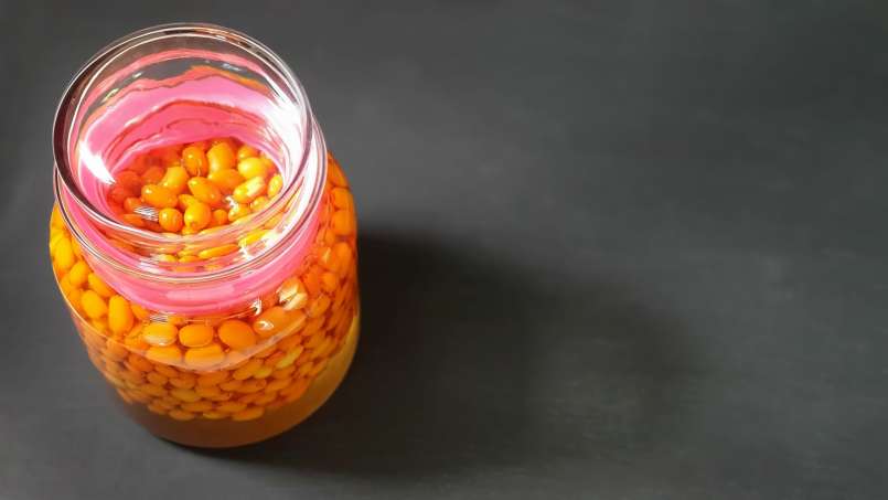 Macerate of sea buckthorn in honey, photo 9