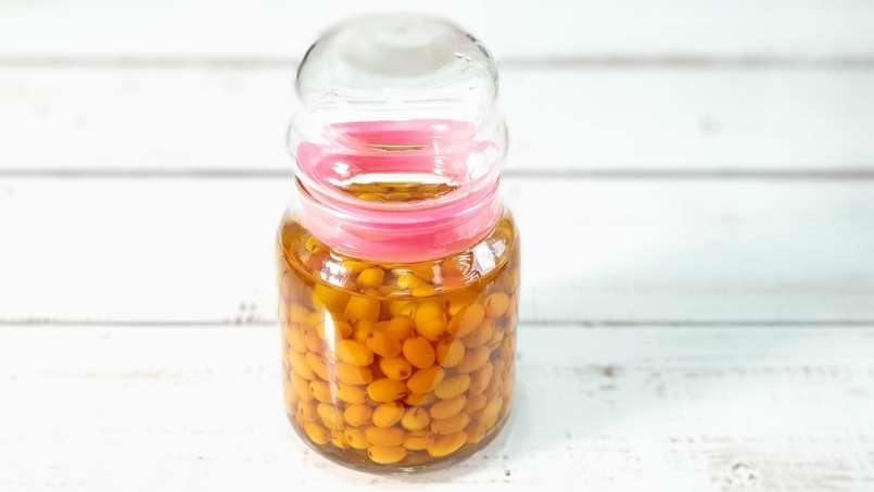 Sea buckthorn oil obtained by transfer, photo 4