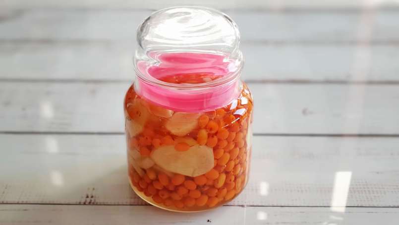 Sea Buckthorn macerate with ginger and honey, photo 6