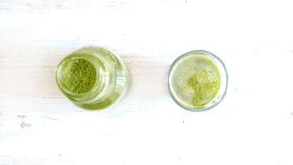 Juice of nettles with spinach