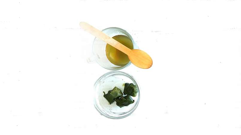 Nettle juice in ice cube bags, photo 3