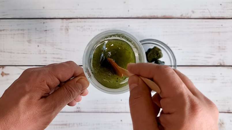 Nettle juice in ice cube bags, photo 11
