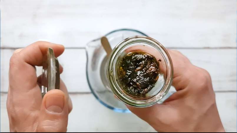 Nettle oil obtained by transfer, photo 8