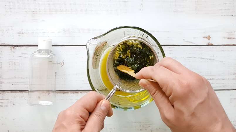 Nettle oil obtained by transfer, photo 17