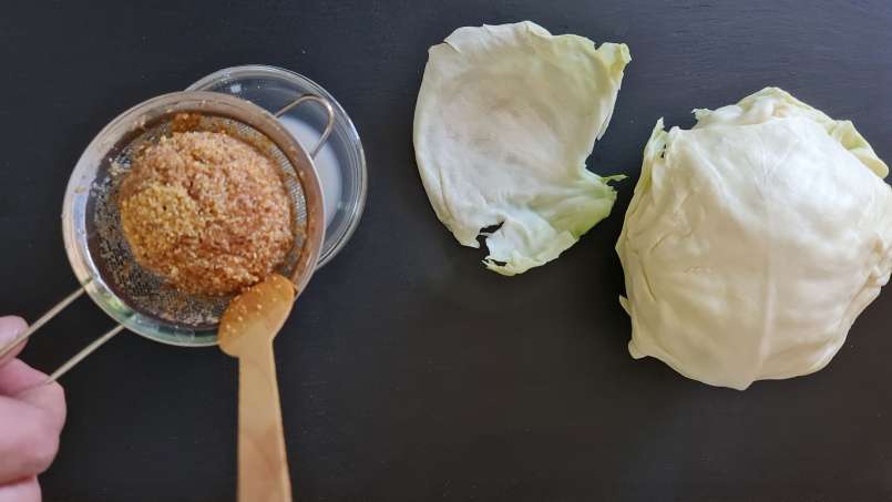 Poultice with cabbage leaves and borscht bran, photo 3