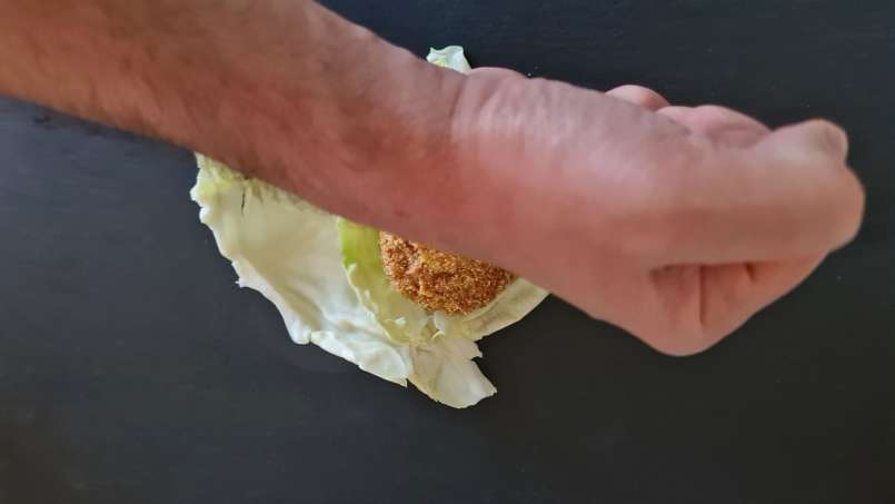 Poultice with cabbage leaves and borscht bran, photo 6