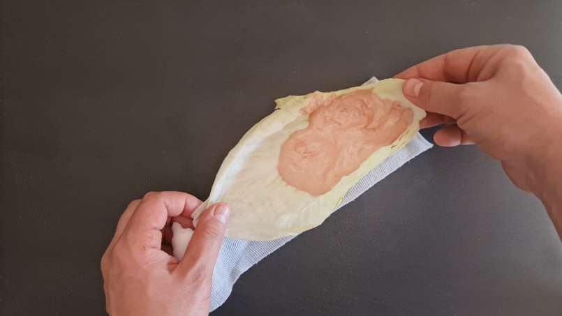Poultice with clay and cabbage leaf, photo 5