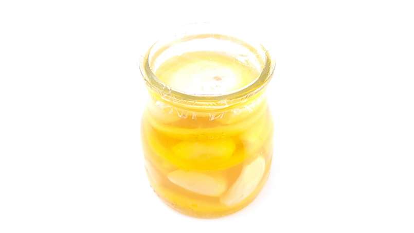 Macerate of garlic, honey and lemon, photo 3