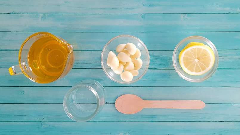 Macerate of garlic, honey and lemon, photo 5
