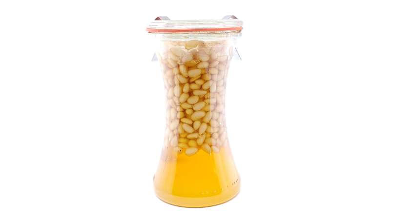 Pine seeds in honey, a natural aphrodisiac, photo 3
