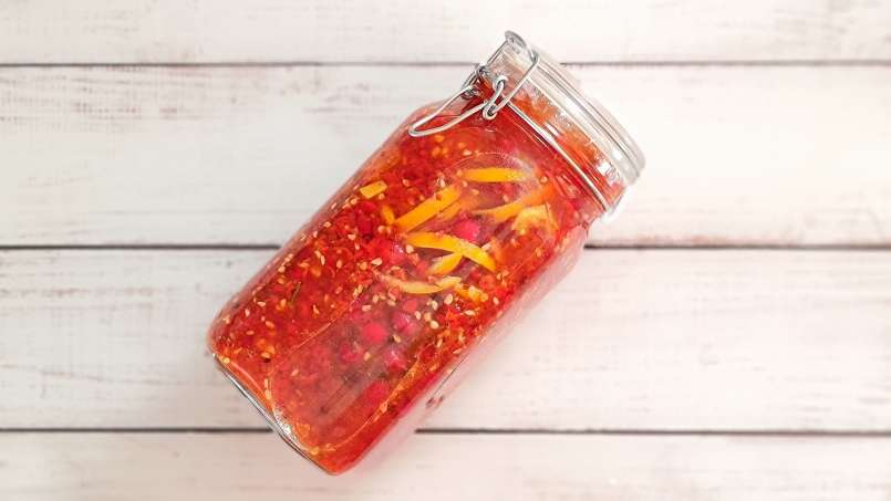 Rosehip Liqueur/Tincture with ginger, orange peel and honey, photo 5