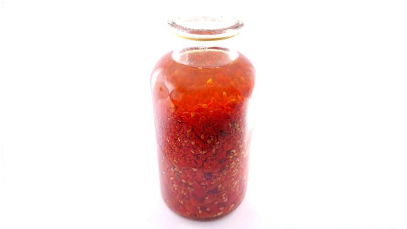 Tincture of fresh, grounded rosehips in alcohol, photo 2