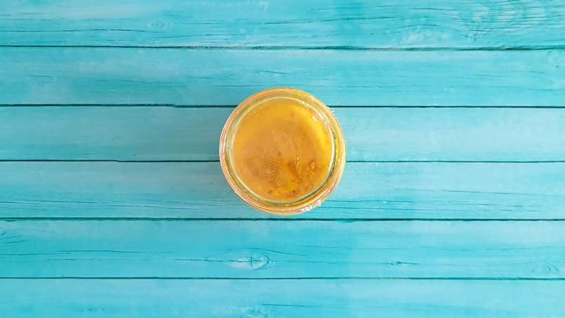 Pollen with lemon and honey in layers, cold macerated, photo 7