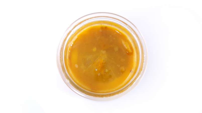 Pollen with lemon and honey in layers, cold macerated, photo 10