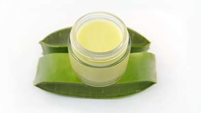 Aloe Vera cream with olive oil, grape seed oil and coconut oil