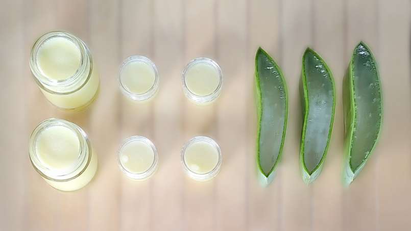 Aloe Vera cream with olive oil, grape seed oil and coconut oil, photo 7