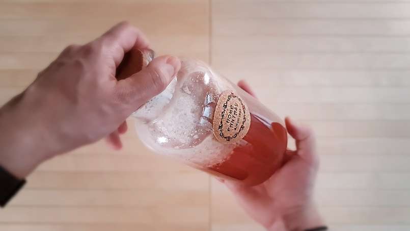 Tonic drink with aloe vera, wine and honey, photo 15