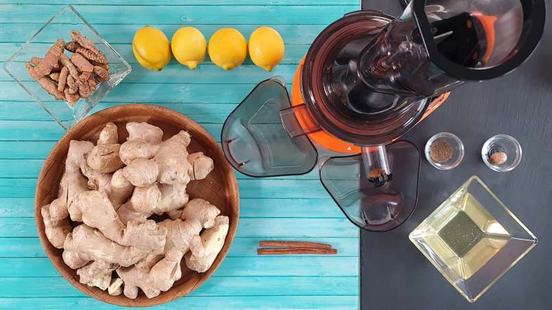 Anti-inflammatory tonic with ginger, turmeric, black pepper and other spices, photo 5