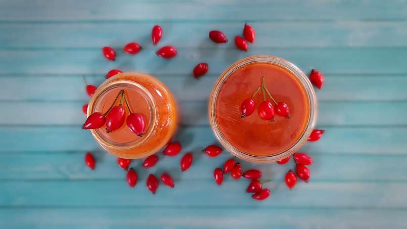 Rosehip paste with honey, pollen, ginger, lemon and mint, at cold, photo 3