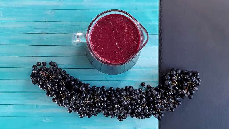 Aronia juice with ginger and lemon, photo 2