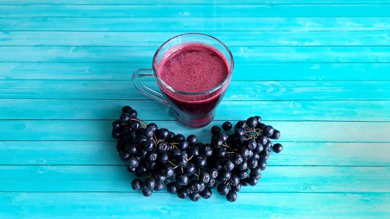 Aronia syrup with honey, pollen, ginger and lemon, photo 5