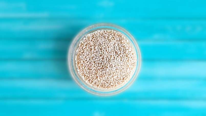 White sesame paste, tahini, photo 3