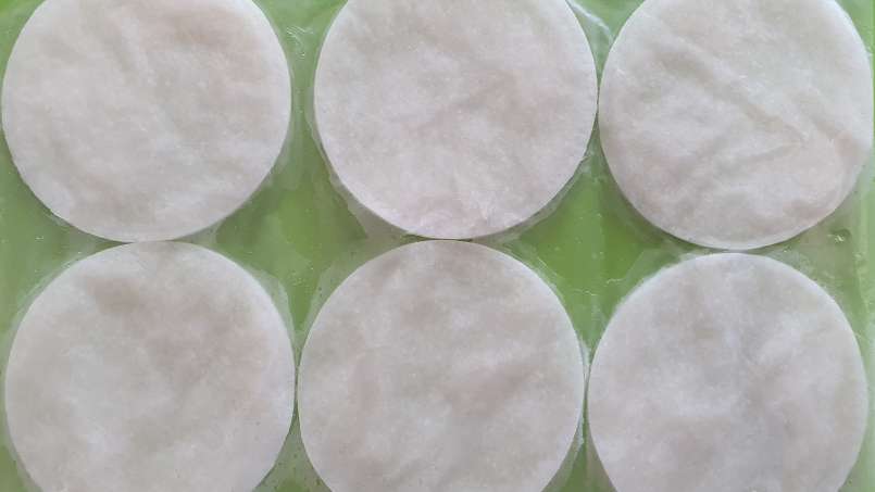 Eye concealer remedy with milk, egg white, almond oil and glycerin, photo 2