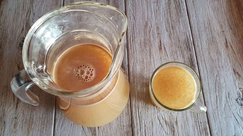Energizing drink with ginger, inactive yeast and lemon, photo 8