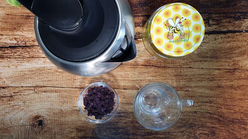 Home made dried aronia tea, photo 3