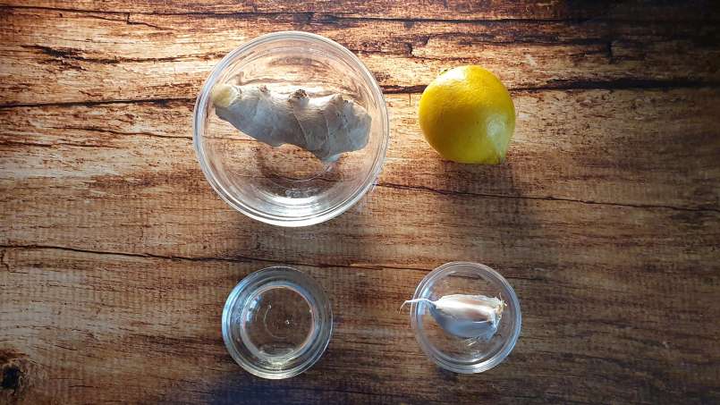 Garlic and fresh ginger tea, photo 3