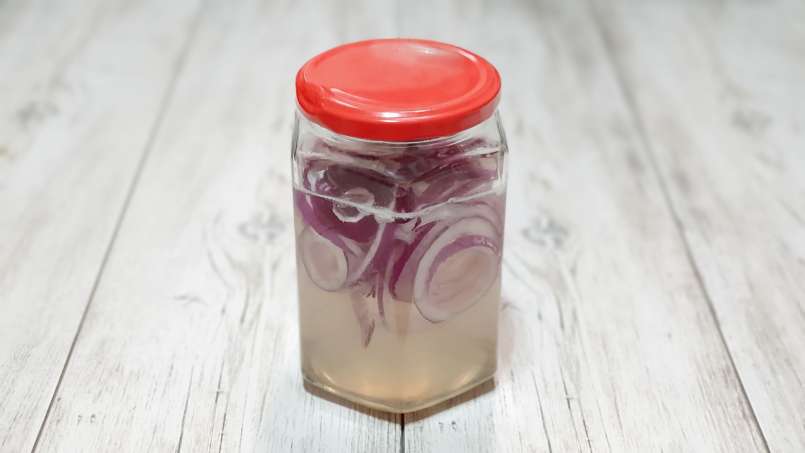 Macerated onion in water with honey for cough, sore throat, colds, photo 2