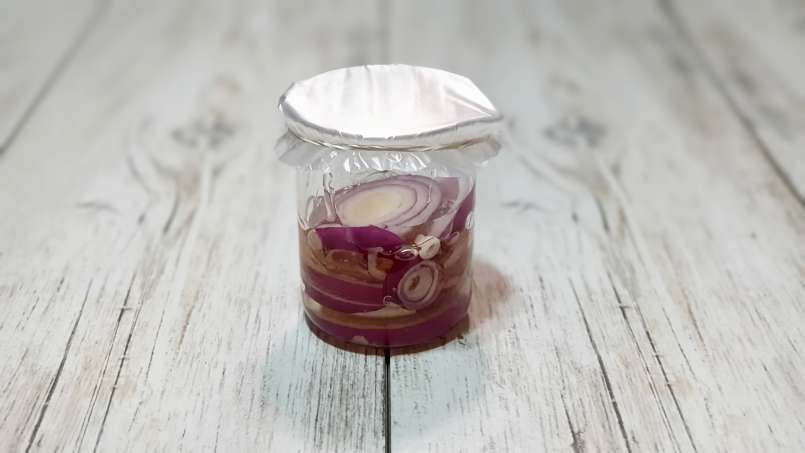 Macerated onion with honey, photo 4