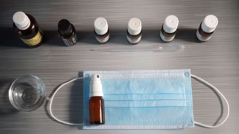 Propolis and essential oils spray against viruses, ideal for corona virus protection mask (covid-19), photo 4