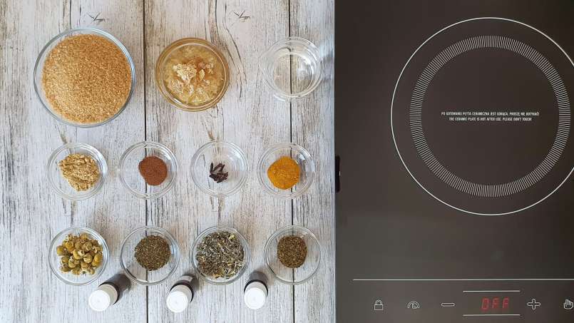 Drops for sore throat and cough with ginger, essential oils and other natural ingredients, photo 7